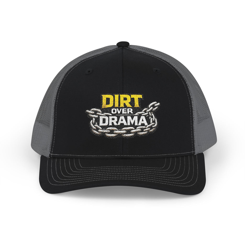 Dirt Over Drama Snapback Trucker Hat