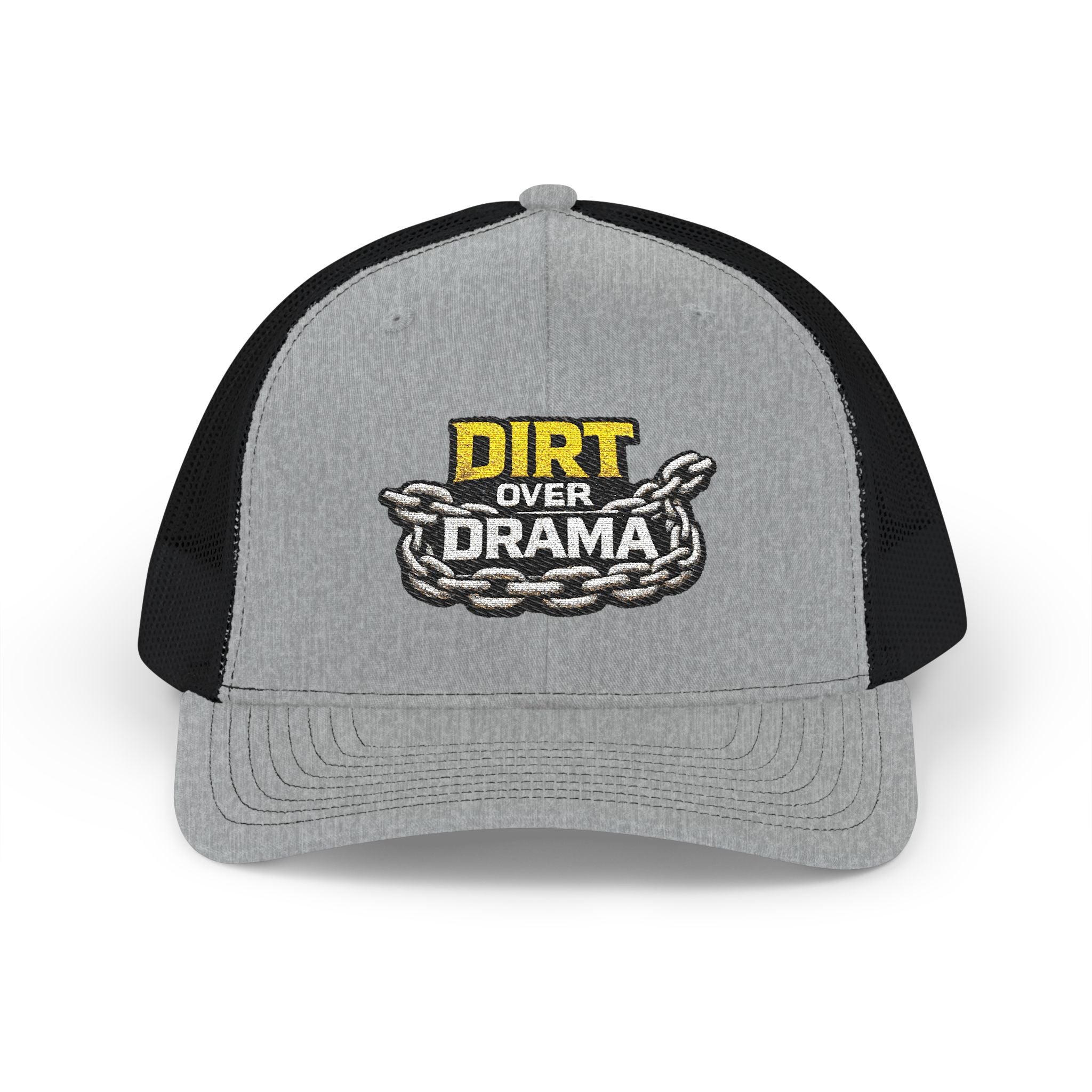 Dirt Over Drama Snapback Trucker Hat