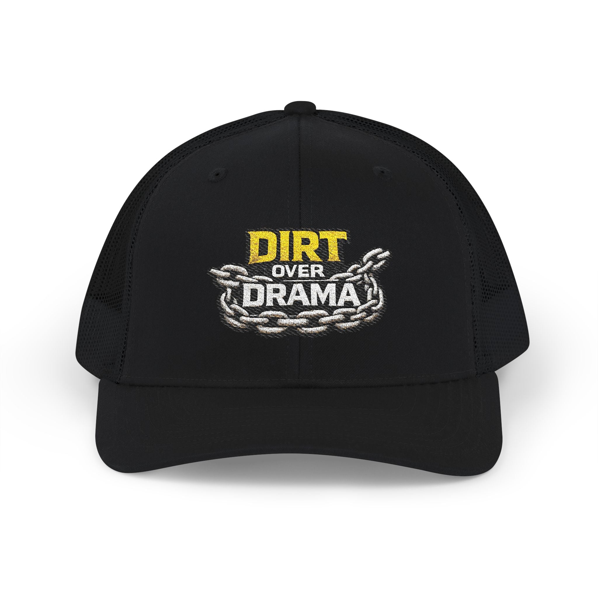 Dirt Over Drama Snapback Trucker Hat