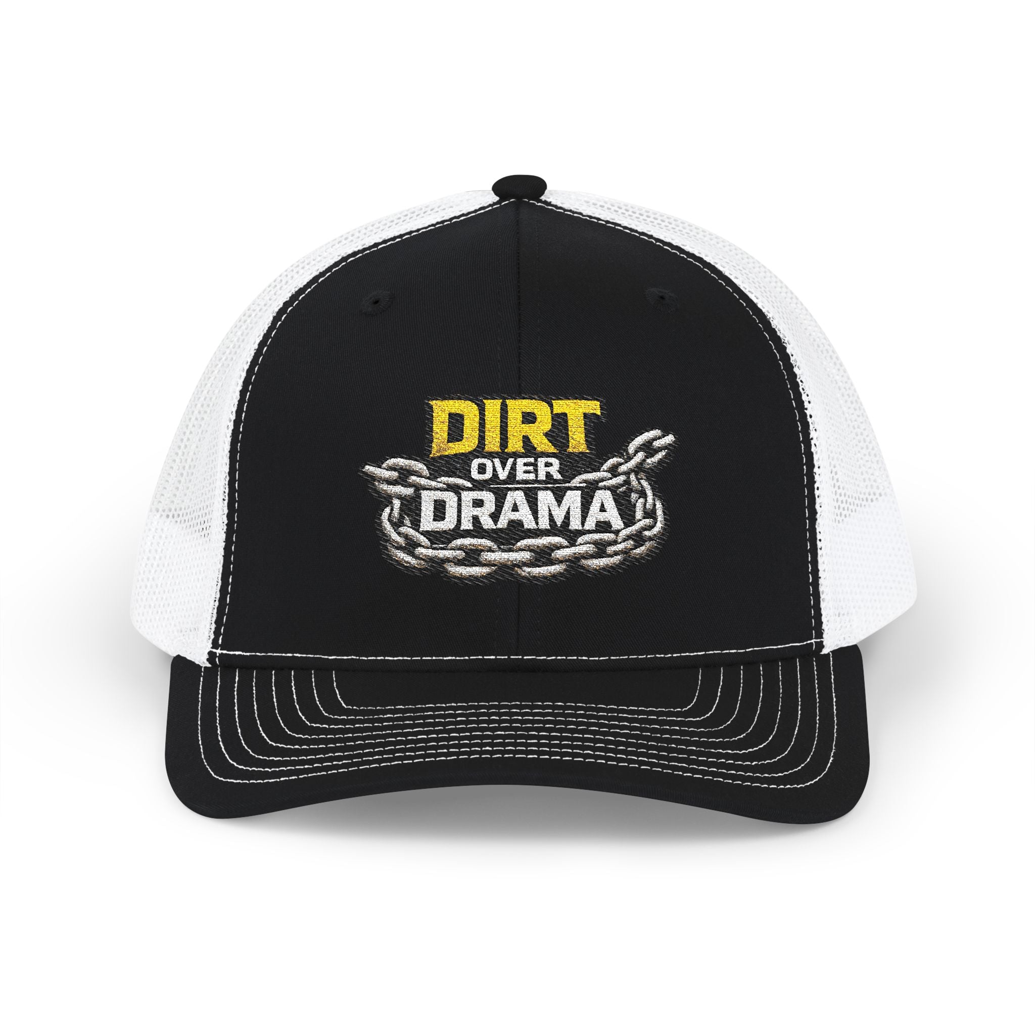 Dirt Over Drama Snapback Trucker Hat